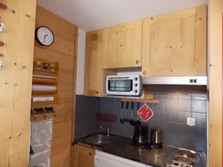 Studio avec vue montagne, balcon - 4 pers., Appartement 4 personnes à Pralognan la Vanoise : photo 6