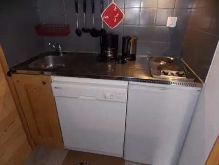 Studio avec vue montagne, balcon - 4 pers., Appartement 4 personnes à Pralognan la Vanoise : photo 7