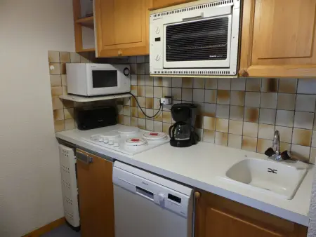 Studio avec animaux admis - 4 pers. Bien situé, Appartement 4 personnes à Pralognan la Vanoise : photo 3