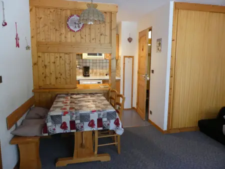 Studio avec animaux admis - 4 pers. Bien situé, Appartement 4 personnes à Pralognan la Vanoise : photo 4
