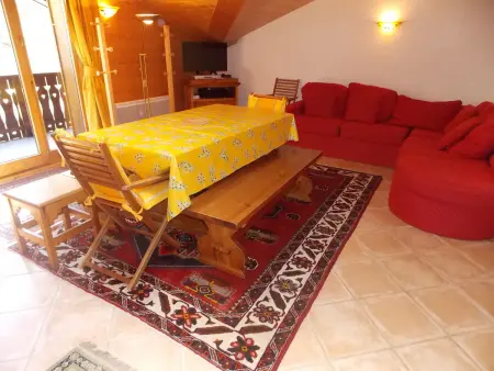 Duplex 3 étoiles à Pralognan, pistes à 100 m, balcon plein nord-est : photo 4