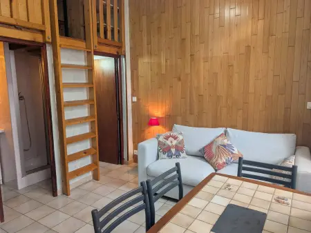 Studio vue montagne à Cauterets, 16 m², mezzanine et 4 couchages : photo 2