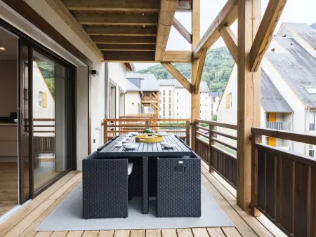 Duplex design avec terrasse couverte au cœur de Saint-Lary-Soulan : photo 6