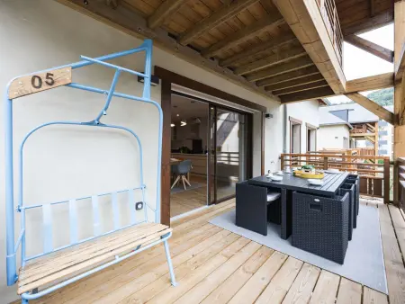 Duplex design avec terrasse couverte au cœur de Saint-Lary-Soulan : photo 7