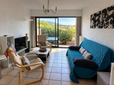 Appartement climatisé et parking couvert à Collioure, vue baie : photo 2