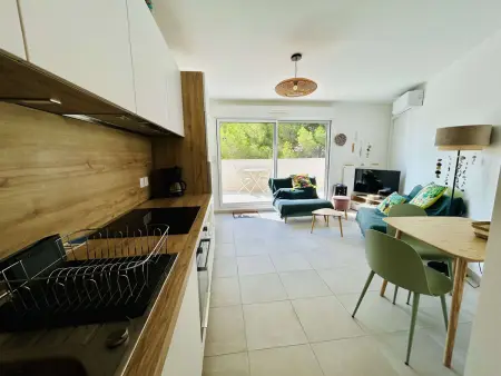 Appartement climatisé avec terrasse - 2 pers., Appartement 2 personnes à Balaruc les Bains : photo 7