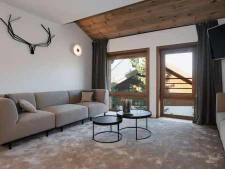 Duplex contemporain neuf aux pieds des pistes à Courchevel 1550 : photo 2