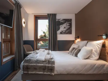 Duplex contemporain neuf aux pieds des pistes à Courchevel 1550 : photo 3