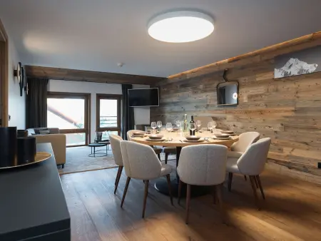 Duplex contemporain neuf aux pieds des pistes à Courchevel 1550 : photo 9