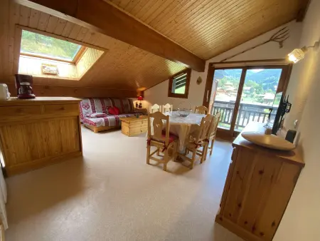 Appartement cosy, vue montagne - 5 pers., Appartement Arêches Beaufort 5 personnes