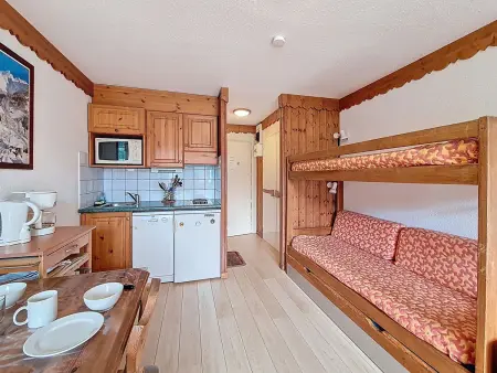 Studio lumineux au pied des pistes aux Menuires, 3 pers. : photo 2