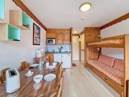 Studio lumineux au pied des pistes aux Menuires, 3 pers. : photo 3