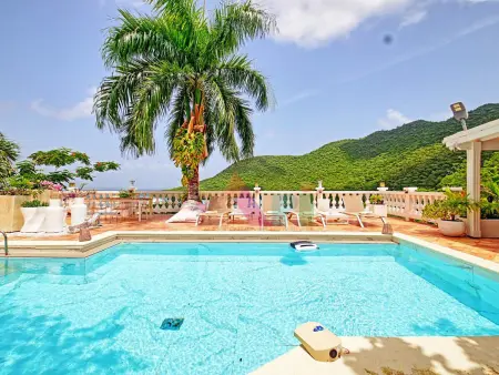 Villa Joelle vue mer panoramique, piscine privée à Saint-Martin : photo 18