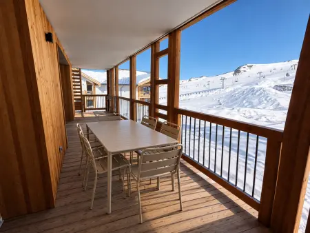 Appartement avec vue panoramique - 6 pers., Appartement 6 personnes à Huez : photo 8