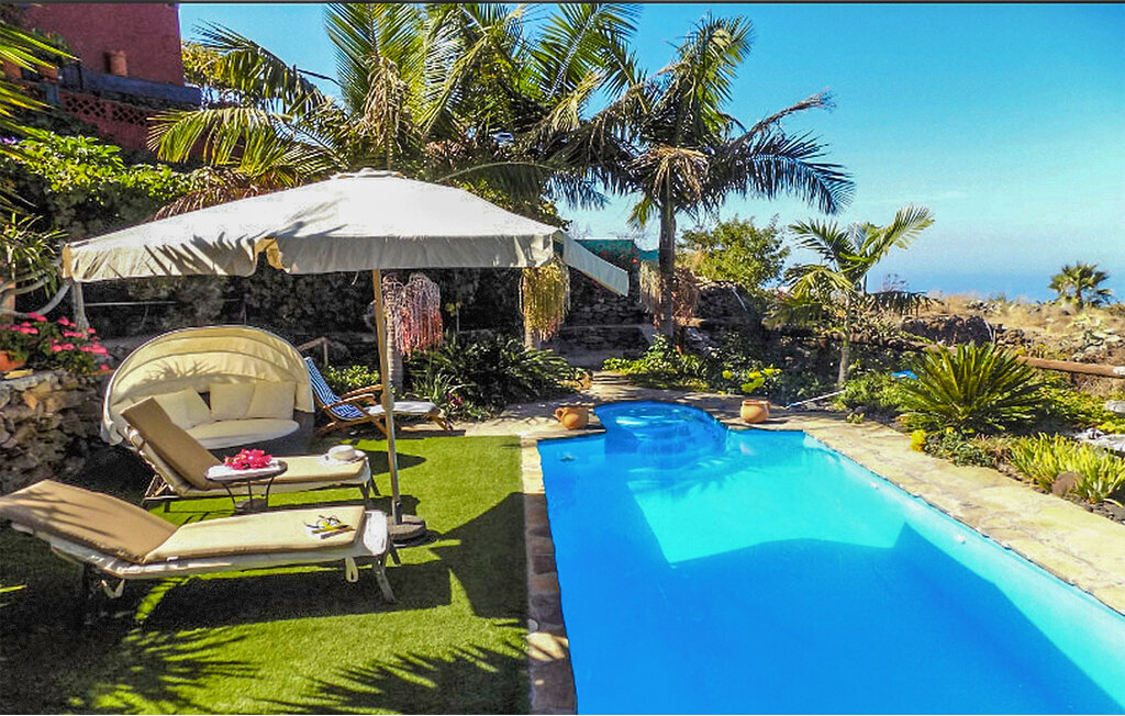 Casa El Retiro, maison rustique avec piscine à Tijarafe - Photo 9