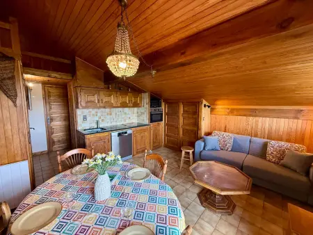 Appartement vue pistes et Beaufortain, balcon plein sud - Les Saisies : photo 7