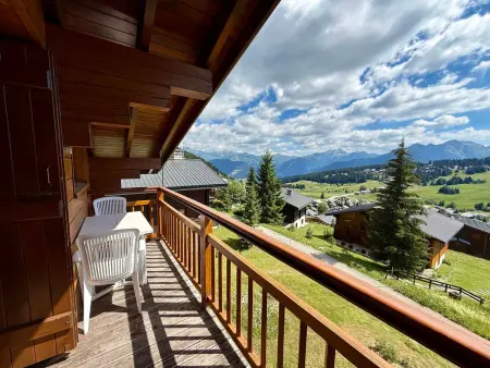 Appartement vue pistes et Beaufortain, balcon plein sud - Les Saisies : photo 13
