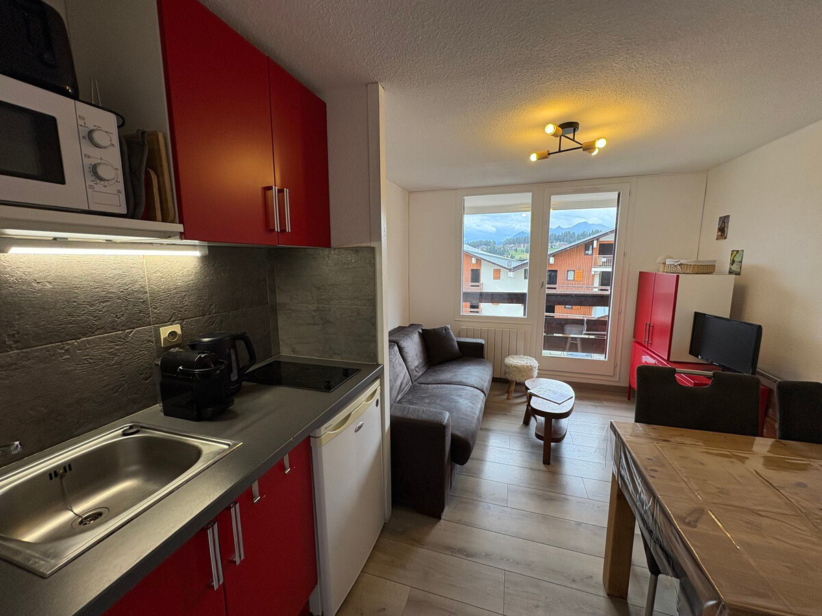 Studio cabine plein sud - 4 pers., Appartement 4 personnes à Les Saisies - Photo 4