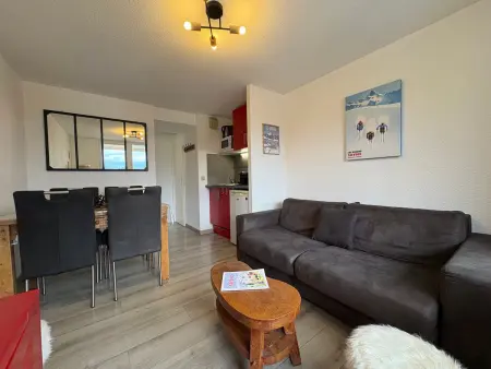 Studio cabine plein sud - 4 pers., Appartement Les Saisies 4 personnes