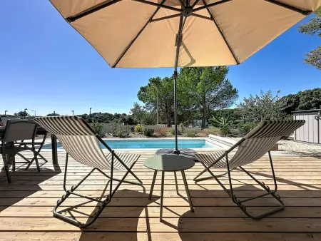 Villa Anglada à Langlade : maison 6 pers. avec piscine : photo 42