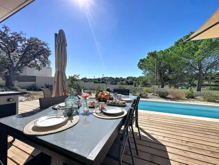 Villa Anglada à Langlade : maison 6 pers. avec piscine : photo 45