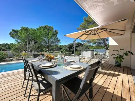 Villa Anglada à Langlade : maison 6 pers. avec piscine : photo 46