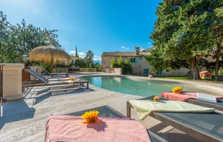 Villa majorquine avec piscine d'eau salée à Pollença : photo 1