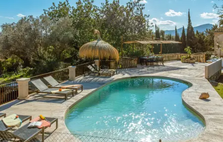 Villa majorquine avec piscine d'eau salée à Pollença : photo 10