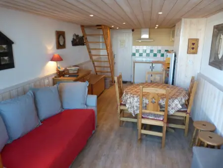 Duplex agréable, vue vallée - 5 pers., Appartement 4 personnes à Les Arcs 1800 : photo 2