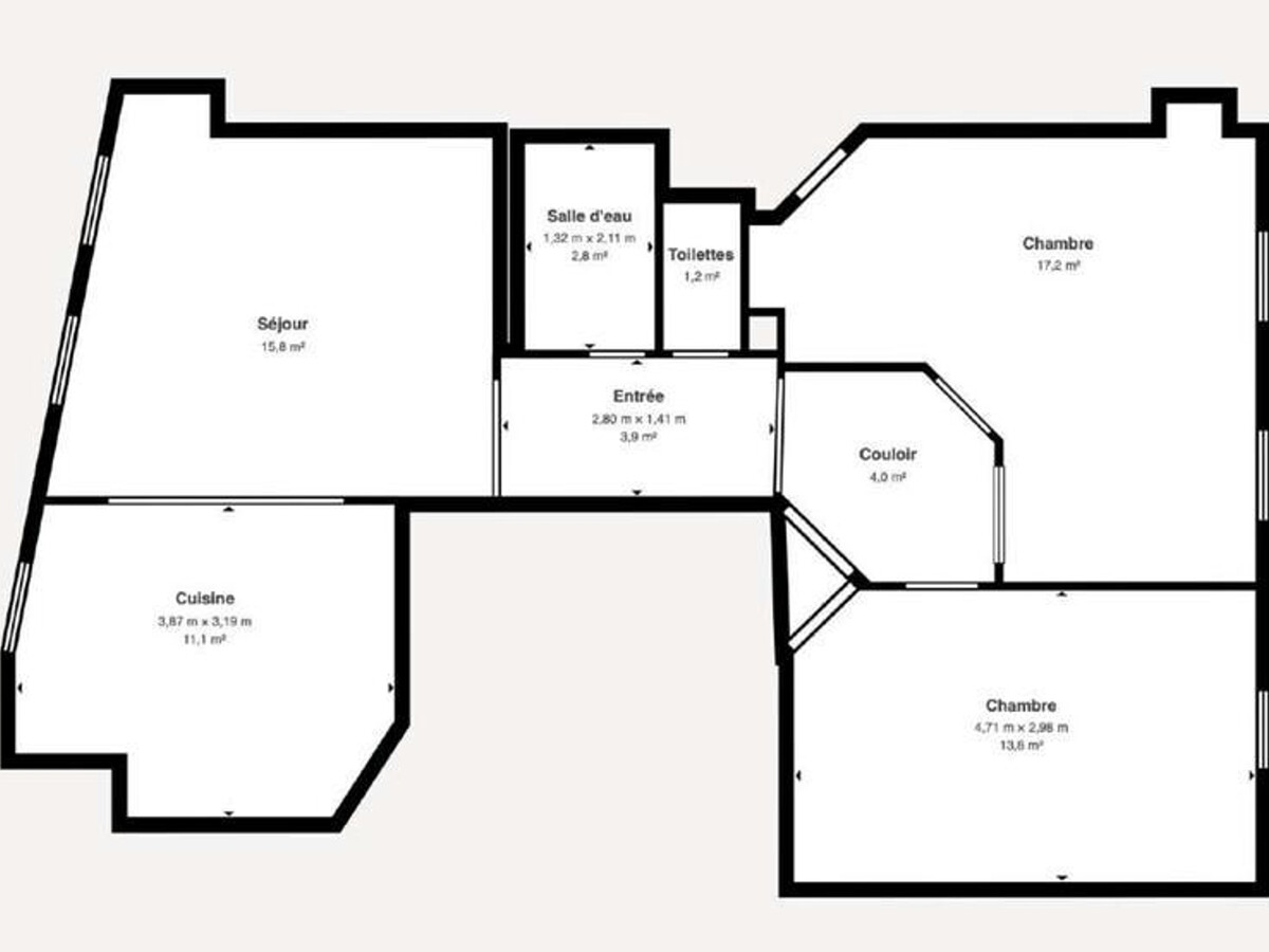 Appartement central, animaux admis - 4 pers., Appartement 4 personnes à Moulins - Photo 22