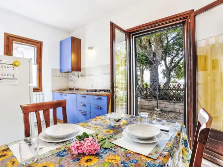 Appartement Le Querce à Capoliveri, vue mer et terrasse couverte : photo 5
