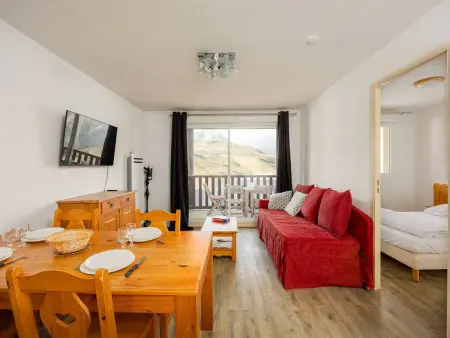 Appartement pet-friendly à Peyragudes, balcon plein sud : photo 1