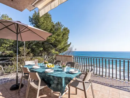Maison Caterina à Marina di Andora, vue mer et terrasse