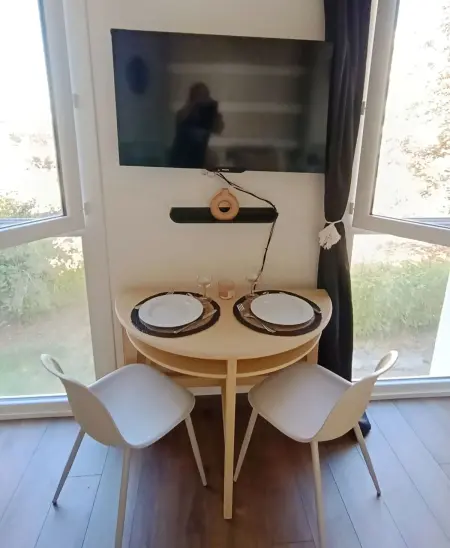 Studio climatisé 20 m² avec parking à Jonzac, près des thermes : photo 8
