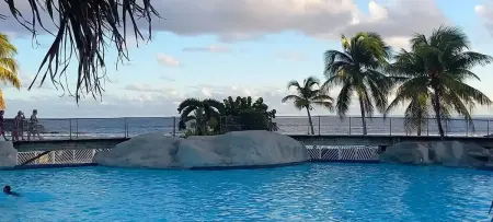 Studio cosy vue mer avec piscine partagée à Saint-François, Guadeloupe : photo 11