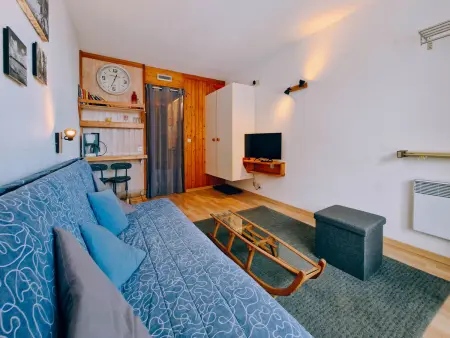 Studio cosy avec balcon Nord aux Arcs 1800, 3 personnes : photo 5