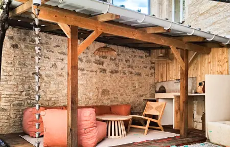 Maison en pierre à Martel, 8 personnes, terrasse couverte : photo 2