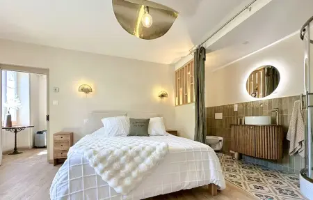 Maison en pierre à Martel, 8 personnes, terrasse couverte : photo 7