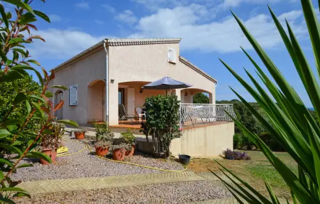 Haut de villa vue mer au calme à San Giuliano, Corse : photo 1