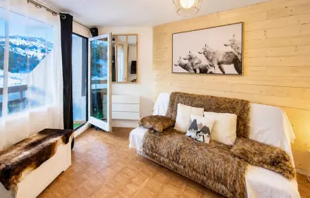 Studio cosy avec balcon et vue montagne, pistes à Vars : photo 3