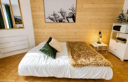 Studio cosy avec balcon et vue montagne, pistes à Vars : photo 10