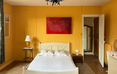 Maison en pierre avec poêle à bois, Mesnil-en-Ouche : photo 19