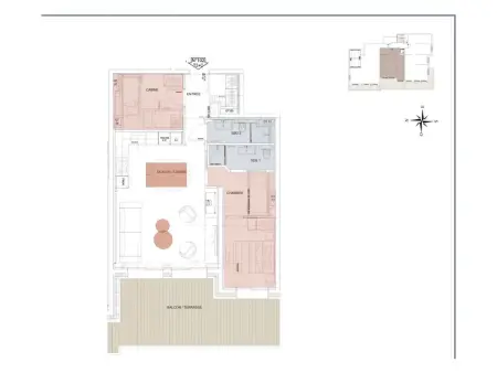 Appartement 8 pers. avec bain nordique, Méribel : photo 11