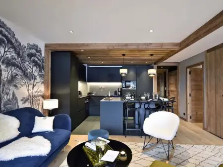 Appartement élégant vue montagnes, parking - 6 pers. : photo 1