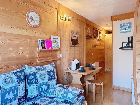 Studio 17 m² vue Masse aux Menuires, 3 personnes : photo 3