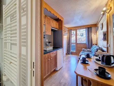 Studio 17 m² vue Masse aux Menuires, 3 personnes : photo 7