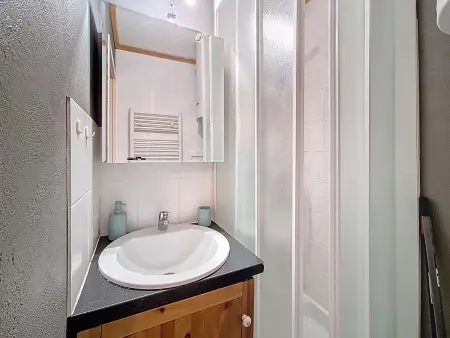 Studio 17 m² vue Masse aux Menuires, 3 personnes : photo 9