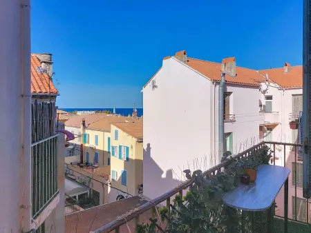 Appartement 2 pièces vue mer, centre de L'Ile Rousse