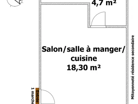 Gîte proche mer, parking, animaux admis - 2 pers. : photo 15