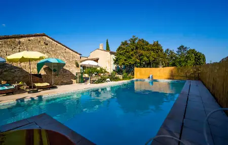 Maison rustique 6 personnes avec piscine à Francs : photo 11